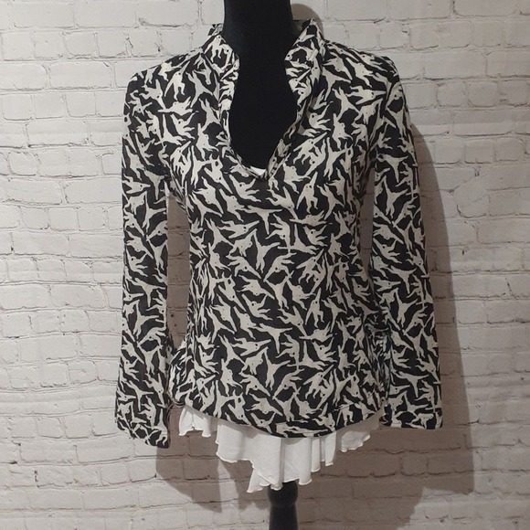 TORY BURCH sz 2 blouse, $298.00 - Picture 1 of 8